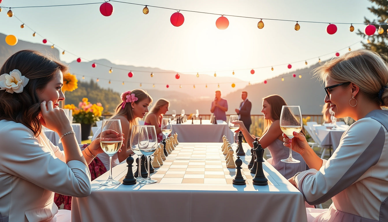 Celebrate Strategy and Culture: Women's Grand Prix Finale in Austria Kicks Off with Music, Wine, and Chess