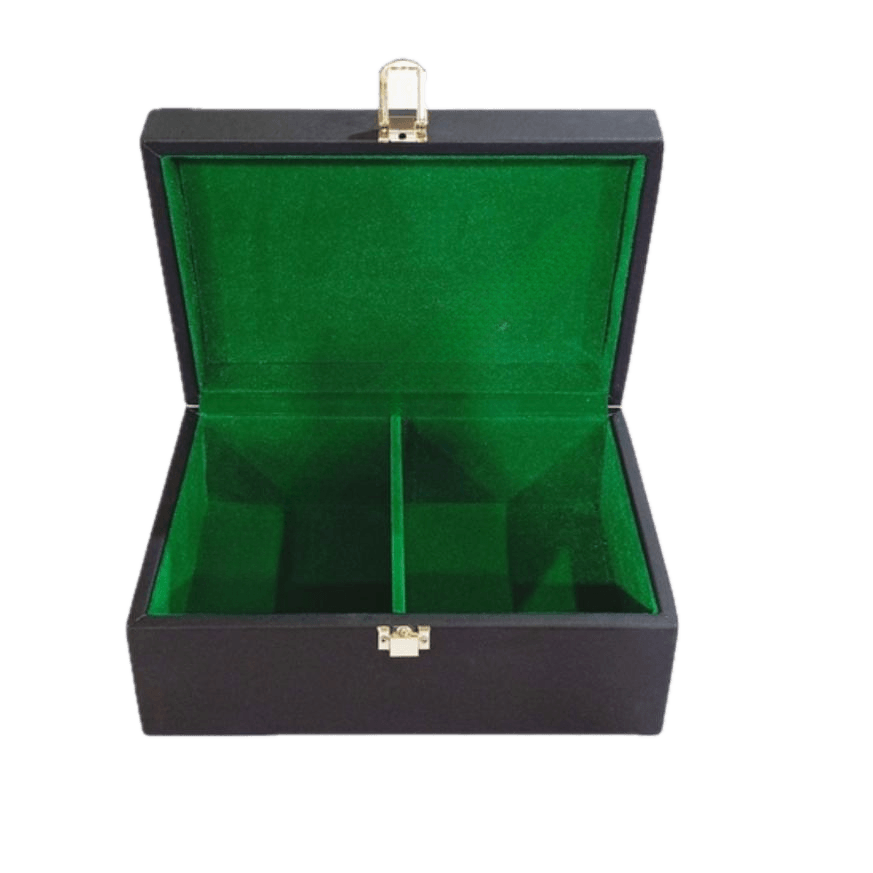 Leatherette Chess Box - Single lock with partition