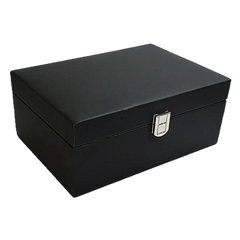 Leatherette Chess Box - Single lock with partition