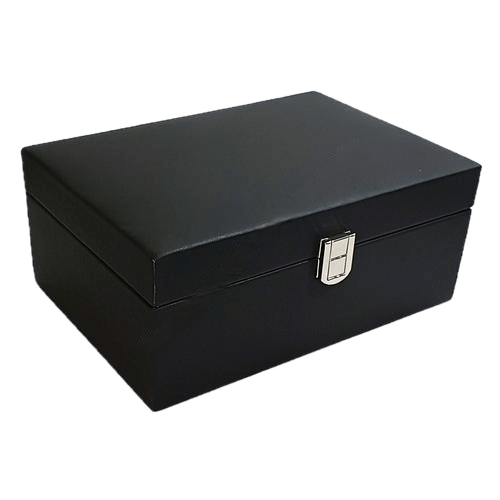 Leatherette Chess Box - Single lock with partition