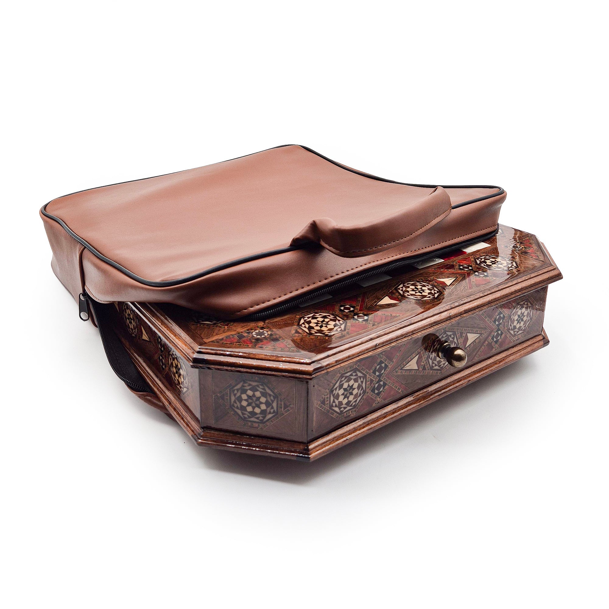 Limited Edition Luxury Octagon Chess Set - Walnut and Rosewood My Chess Sets