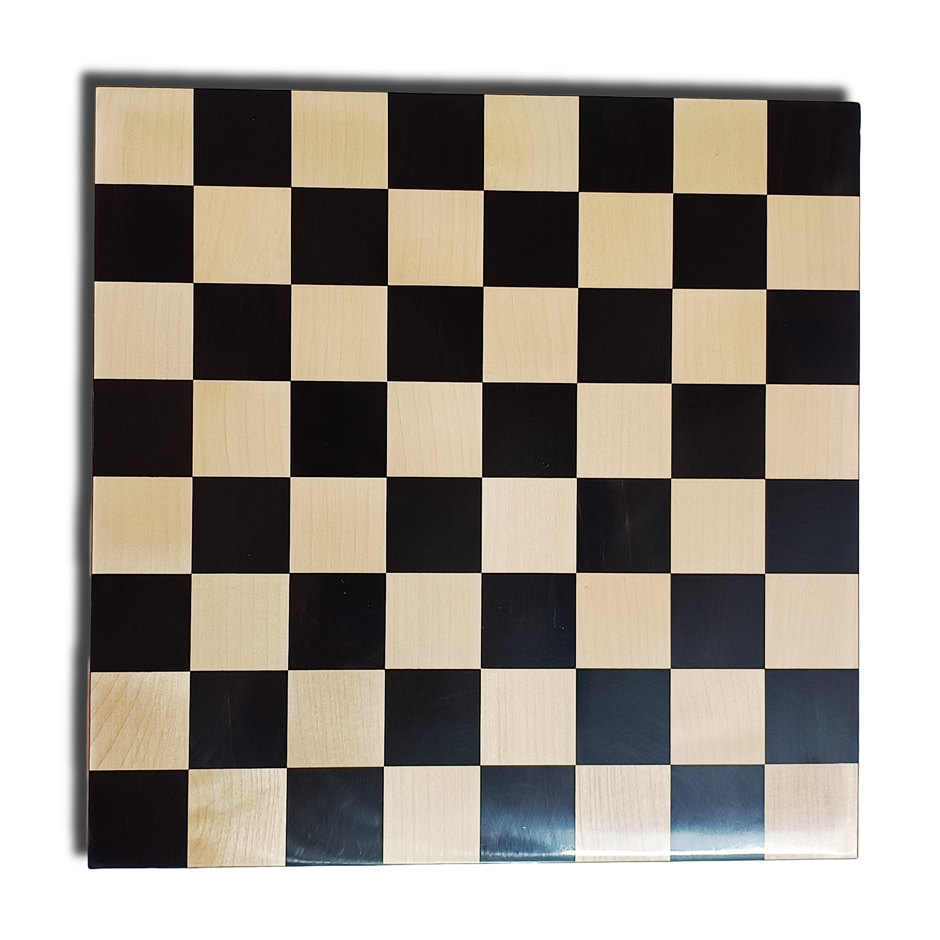 16″ Ebony & Maple Luxury Chess Board – 50mm Squares (2″ Squares) My Chess Sets