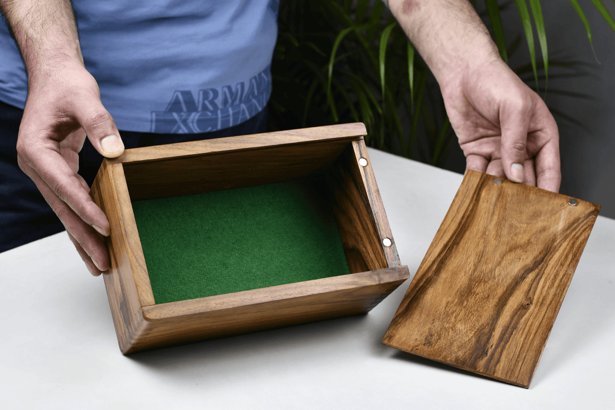 Tournament Wooden Chess Storage Box - 4.5″ King My Chess Sets