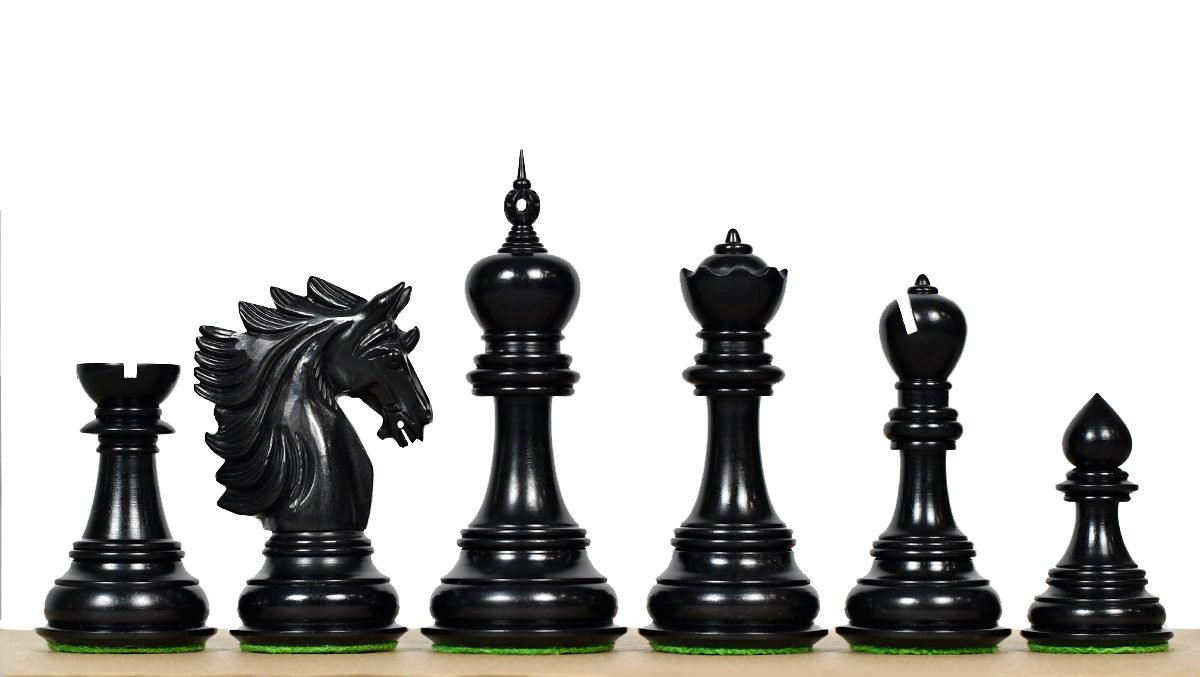 SHER-E-PUNJAB 4.6” King Luxury Triple Weighted Chess Set My Chess Sets