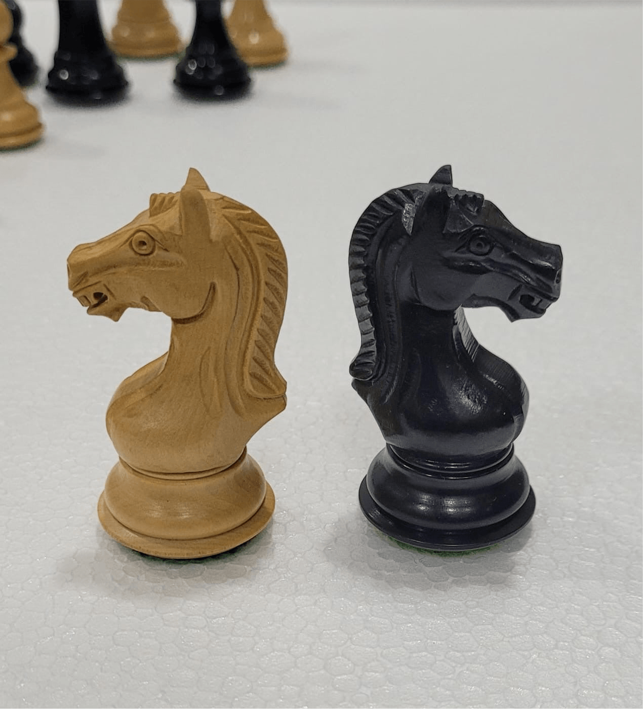 Limited Edition Anjan and Ebony Royal Chessmen Luxury Professional Chess Set - My Chess Sets