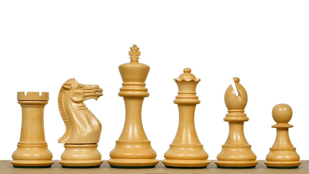 Honour of Staunton Series Weighted Chess Pieces - 4.1″ King Luxury Chess Pieces Set My Chess Sets