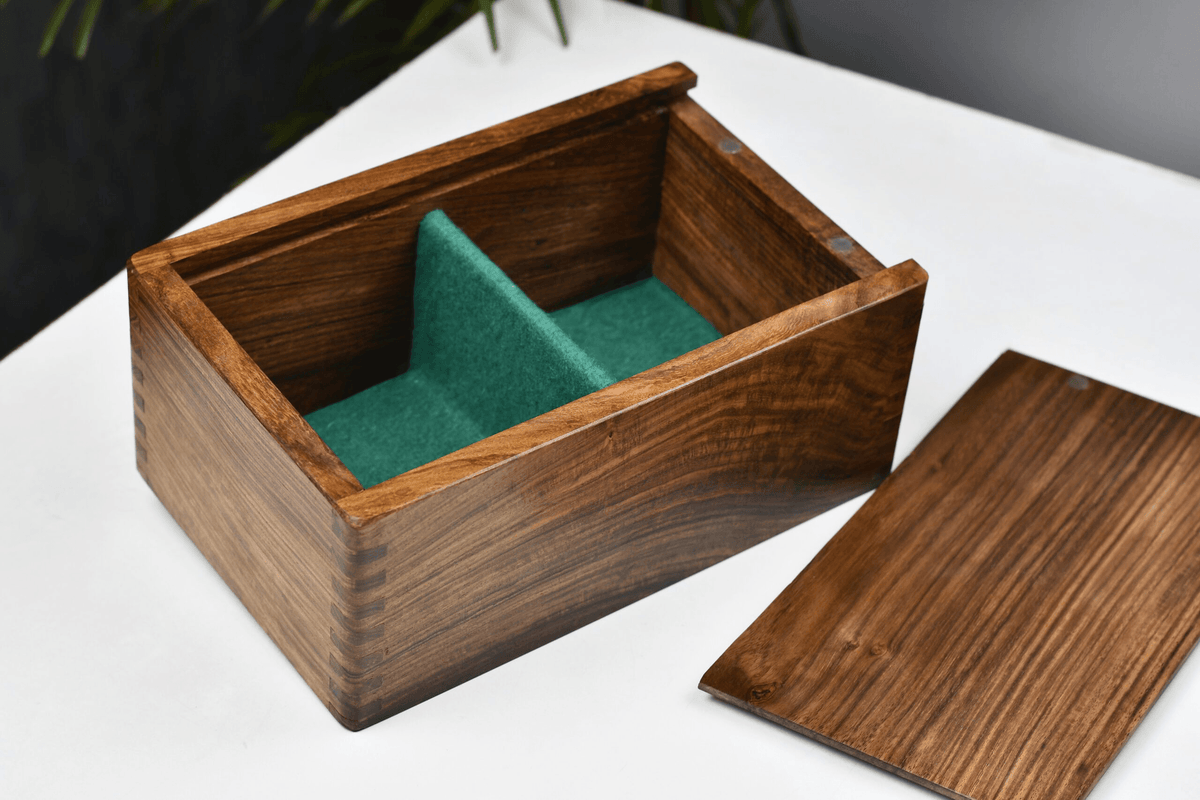 Tournament Wooden Chess Storage Box - 4.5″ King My Chess Sets