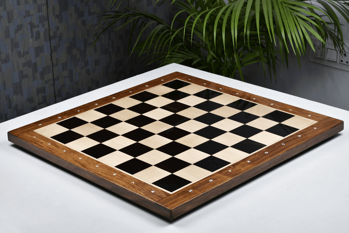 23″ – 60 mm Square: Solid Wooden Indian Notation Chess Board My Chess Sets