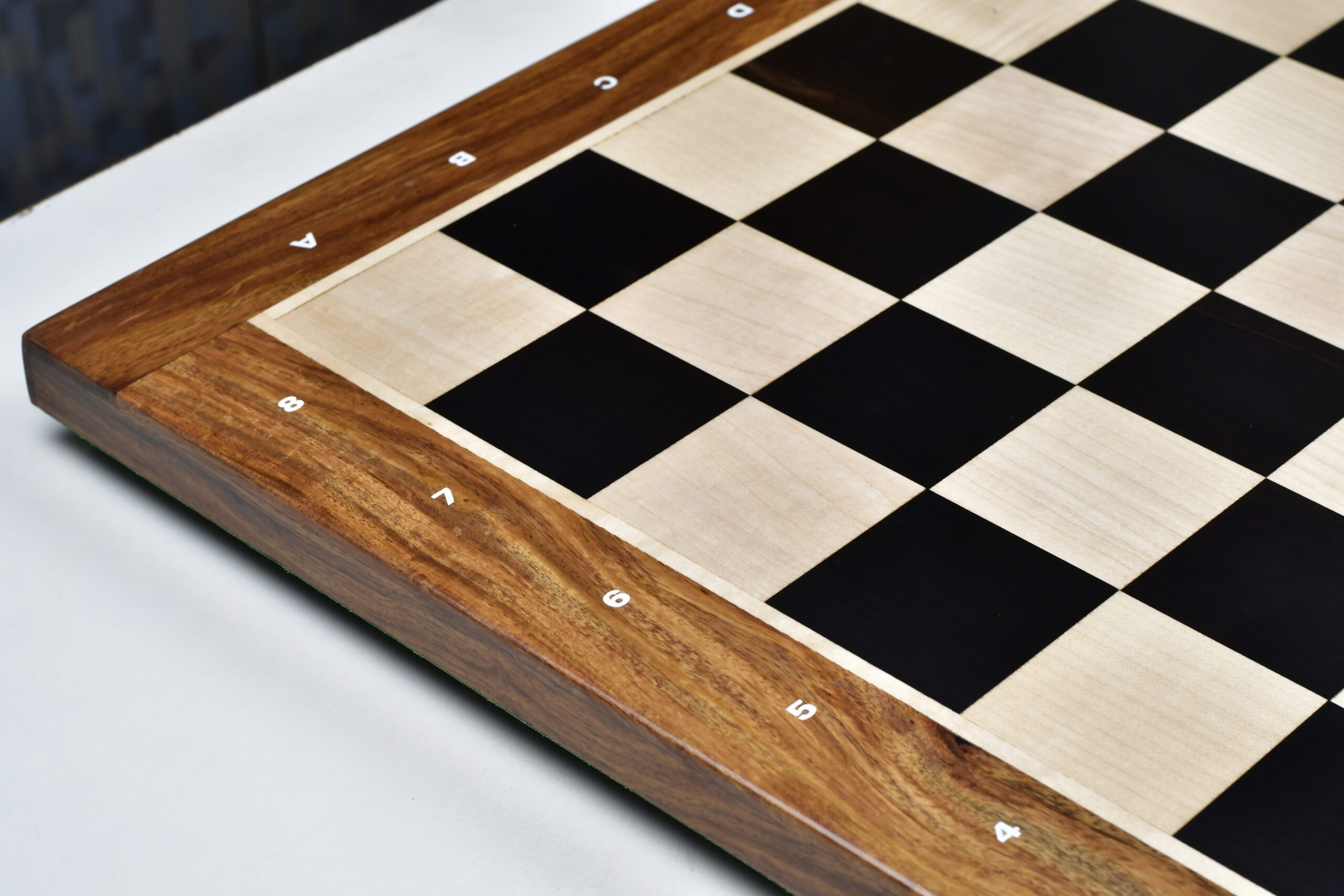 23″ – 60 mm Square: Solid Wooden Indian Notation Chess Board My Chess Sets