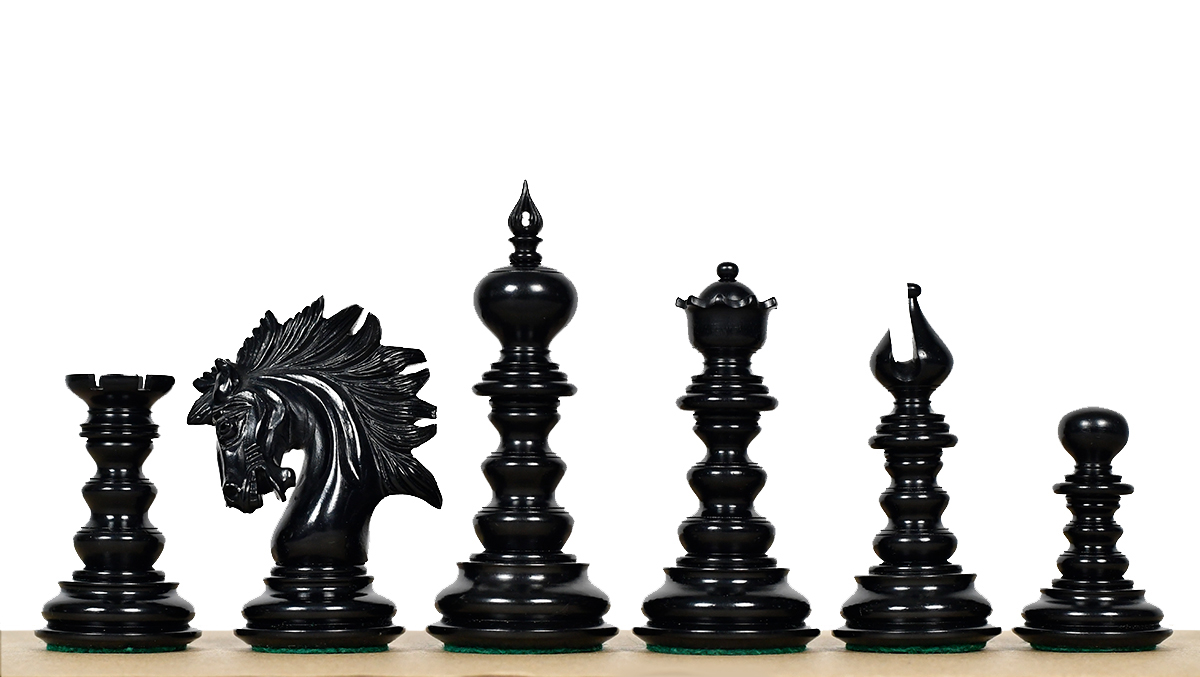Tilted Knight Luxury Chess Pieces Set My Chess Sets