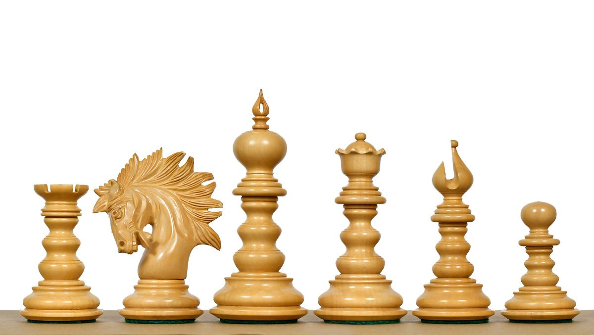 Tilted Knight Luxury Chess Pieces Set My Chess Sets