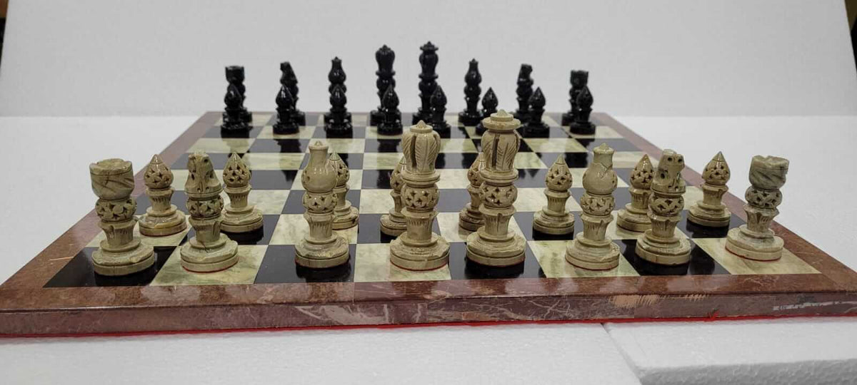 Antique Luxury Marble Chess Set - My Chess Sets