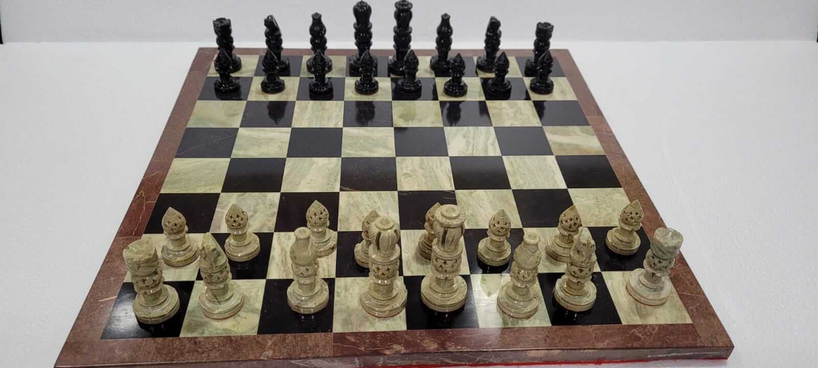 Antique Luxury Marble Chess Set - My Chess Sets