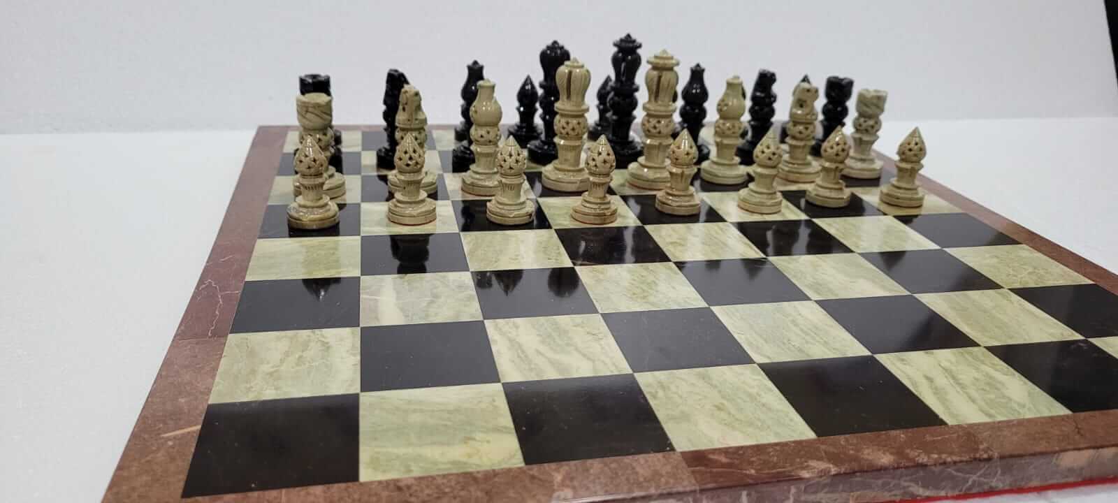 Antique Luxury Marble Chess Set - My Chess Sets