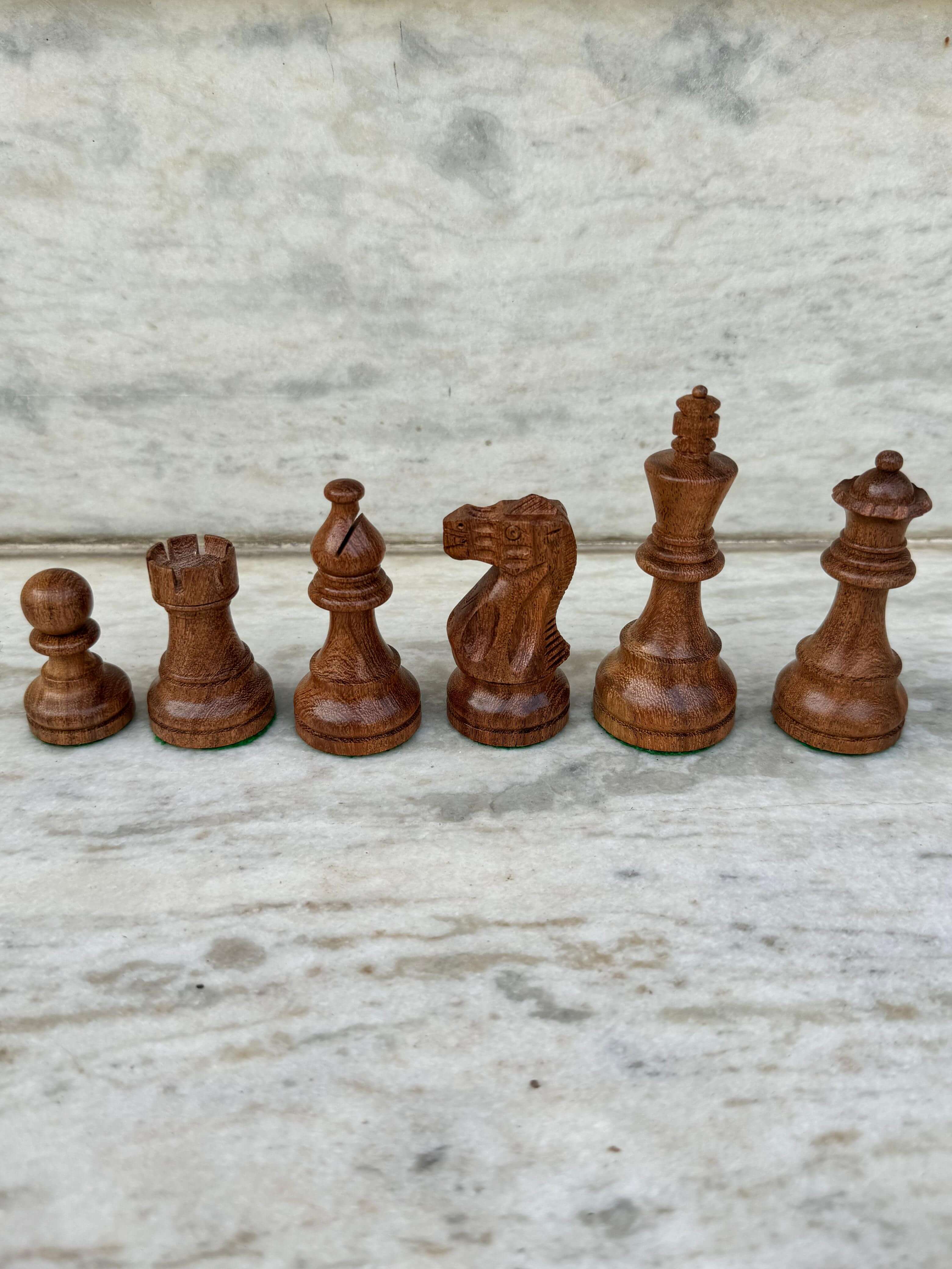 Hand Crafted Wooden Chess Table