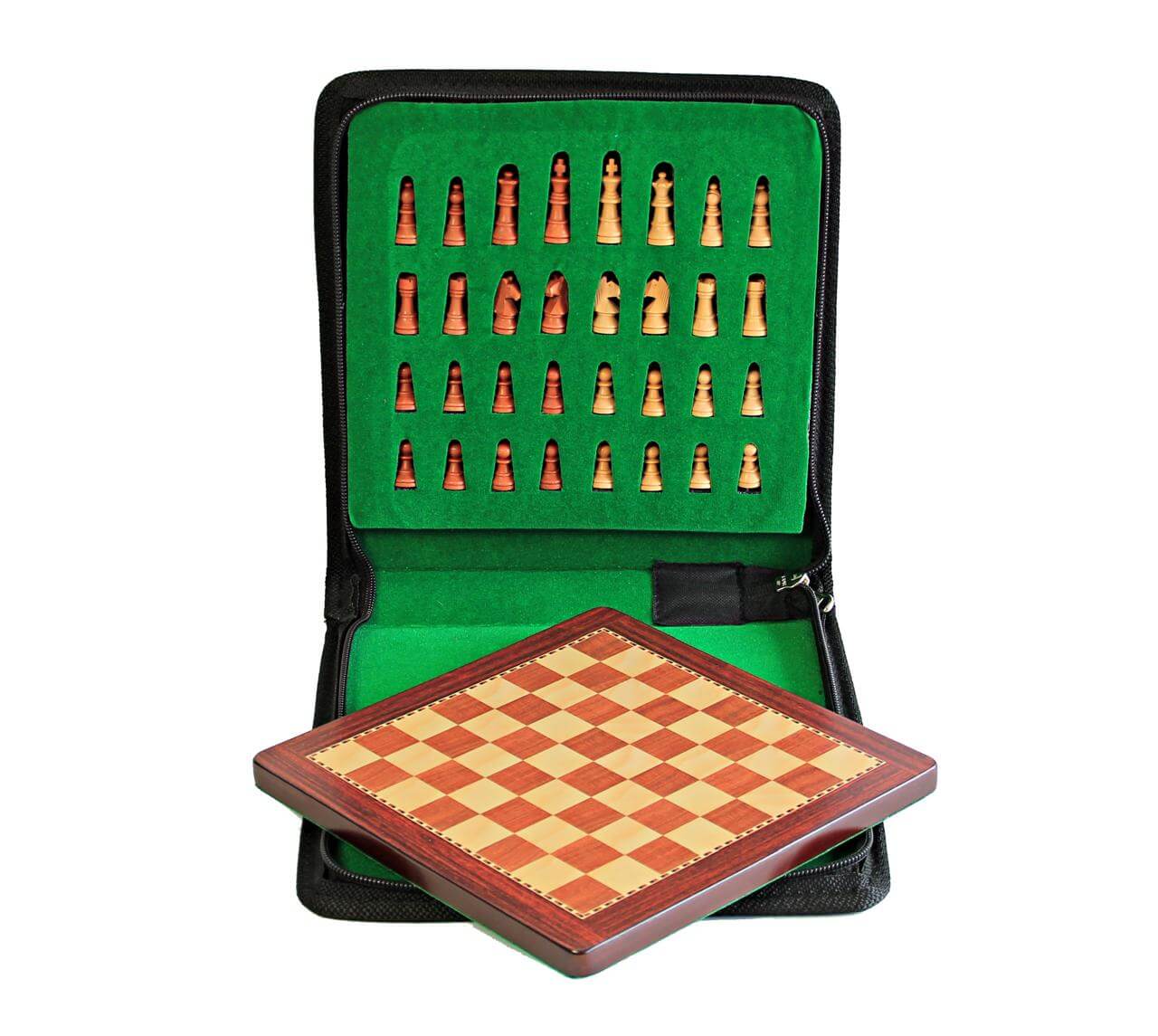 Classic Magnetic Travel Chess Set - Boxwood with Rosewood or Ebony My Chess Sets