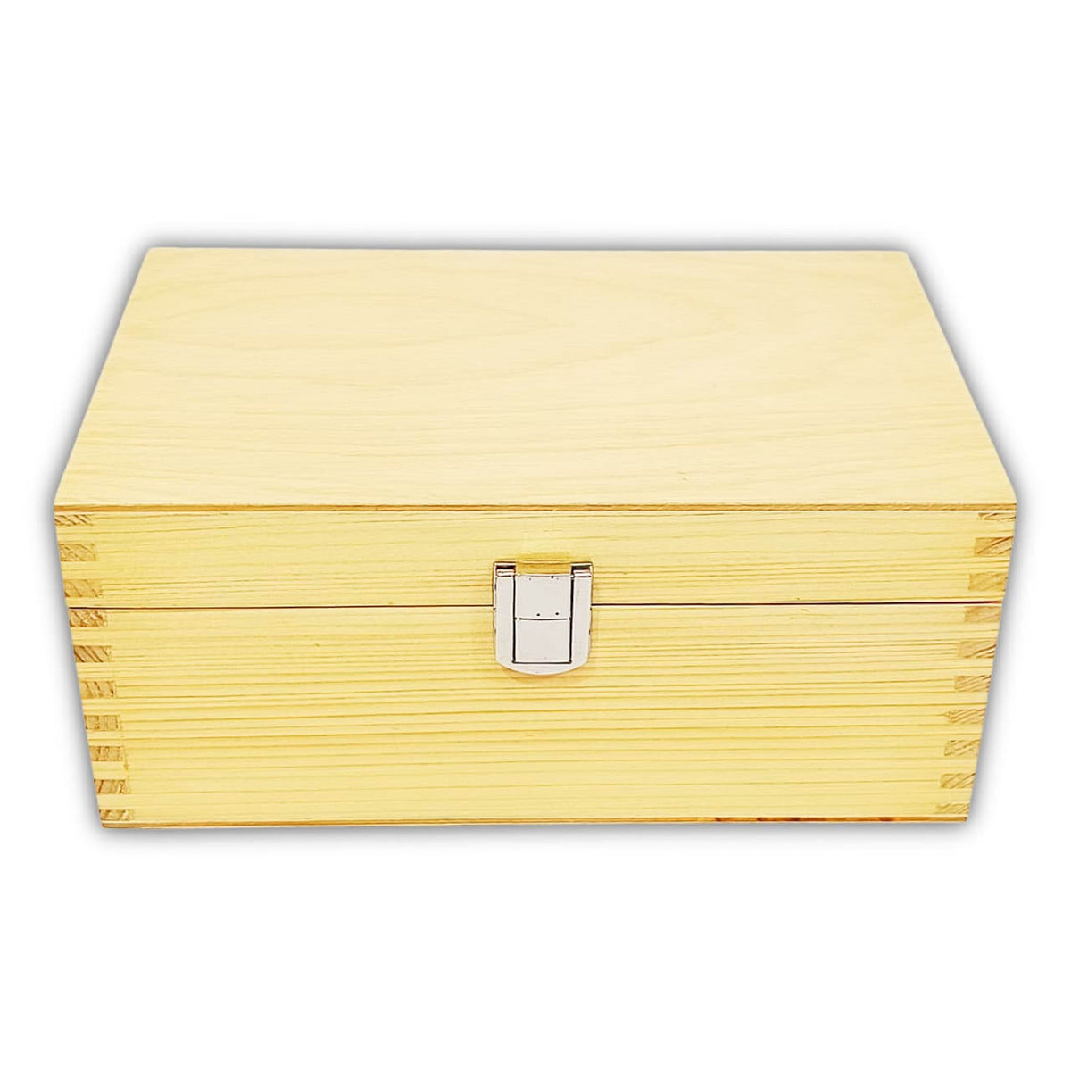 Pine Wood Chess Pieces Storage Box With Velvet Interior My Chess Sets