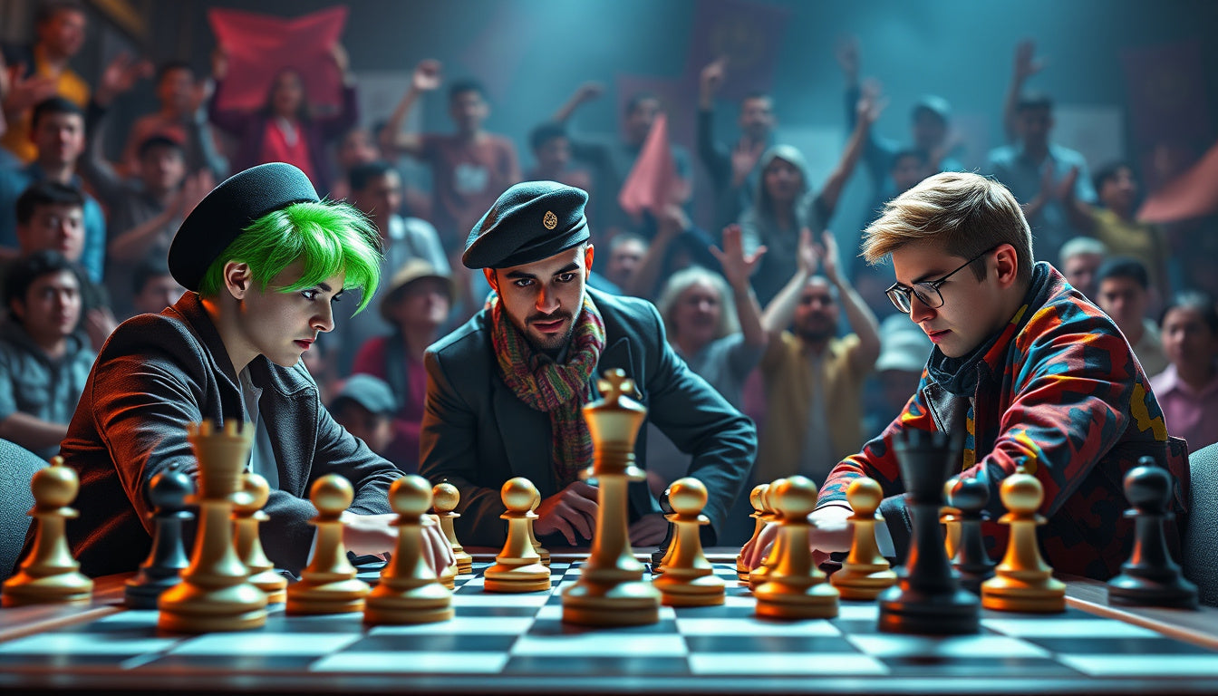 PogChamps 6 Day 1 Recap: Sambucha, Ebere, and Inoxtag Shine in Thrilling Chess Tournament!