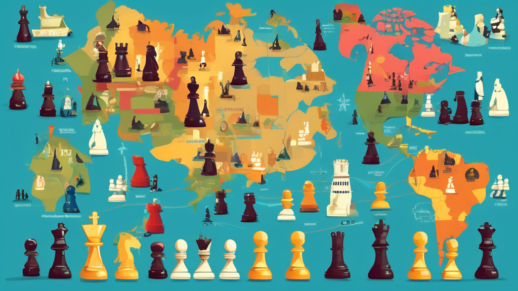Chess Map Rivals Global Chess Hotspots: Where the Game Thrives – My Chess Sets