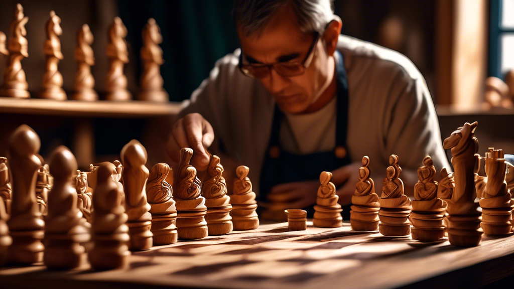 Crafting Elegance: The Art of Handcrafted Wooden Chess Sets