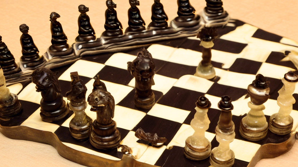 Explore the fascinating evolution of chess through vintage chess sets from various eras and cultures
