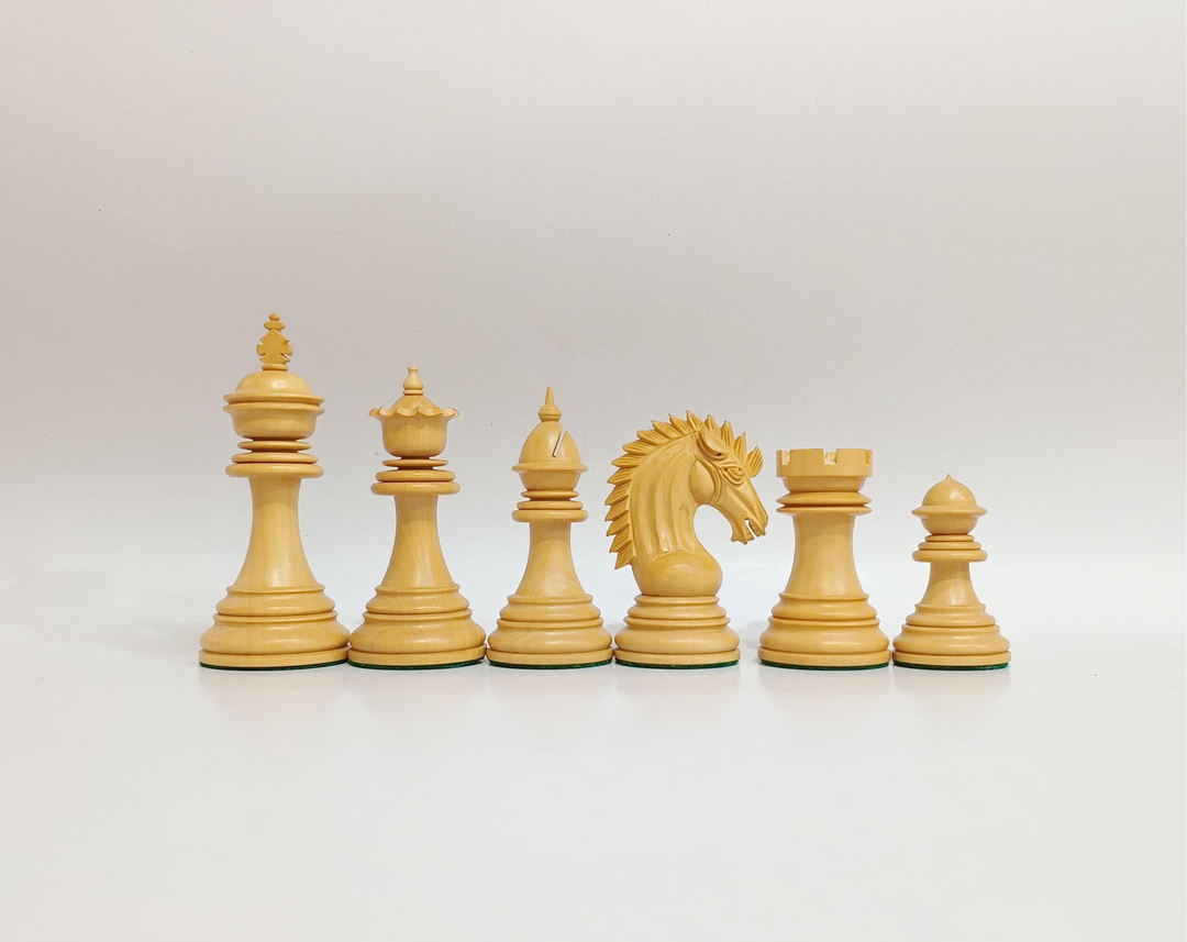 Luxury Staunton Chess Pieces - Ebony and Boxwood