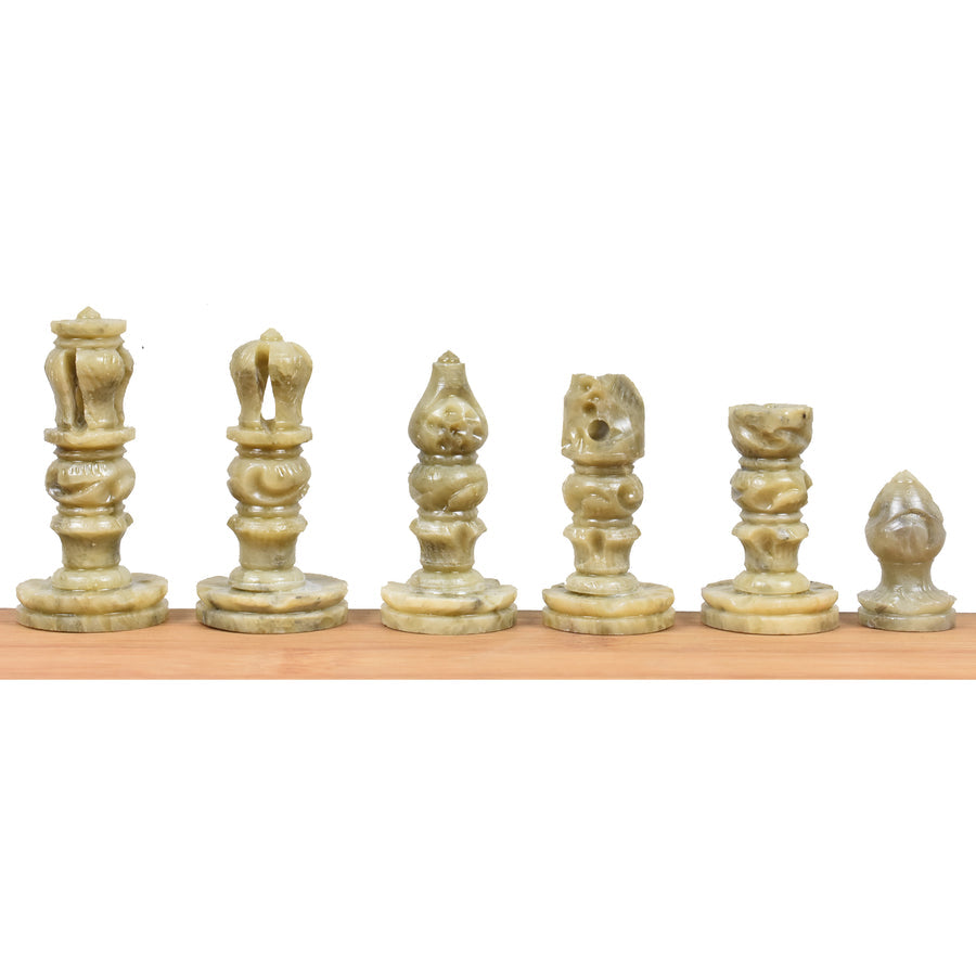 Antique Indian Style Marble Chess Set Box - My Chess Sets