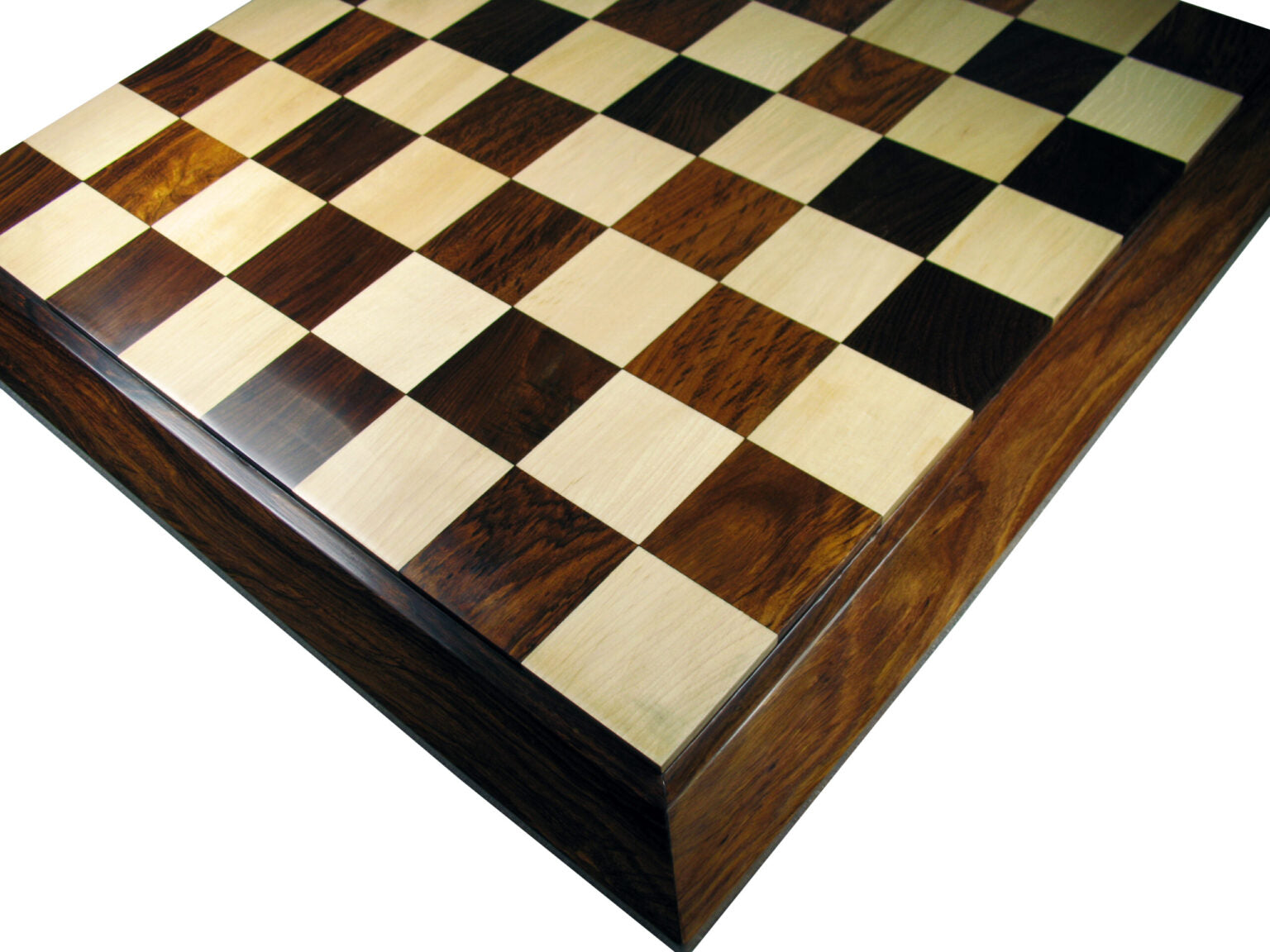 Sheesham & Boxwood Slanted Luxury Wooden Chess Board My Chess Sets