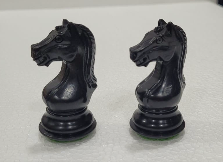 Limited Edition Anjan and Ebony Royal Chessmen Luxury Professional Chess Set