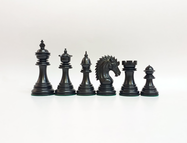 Luxury Staunton Chess Pieces - Ebony and Boxwood