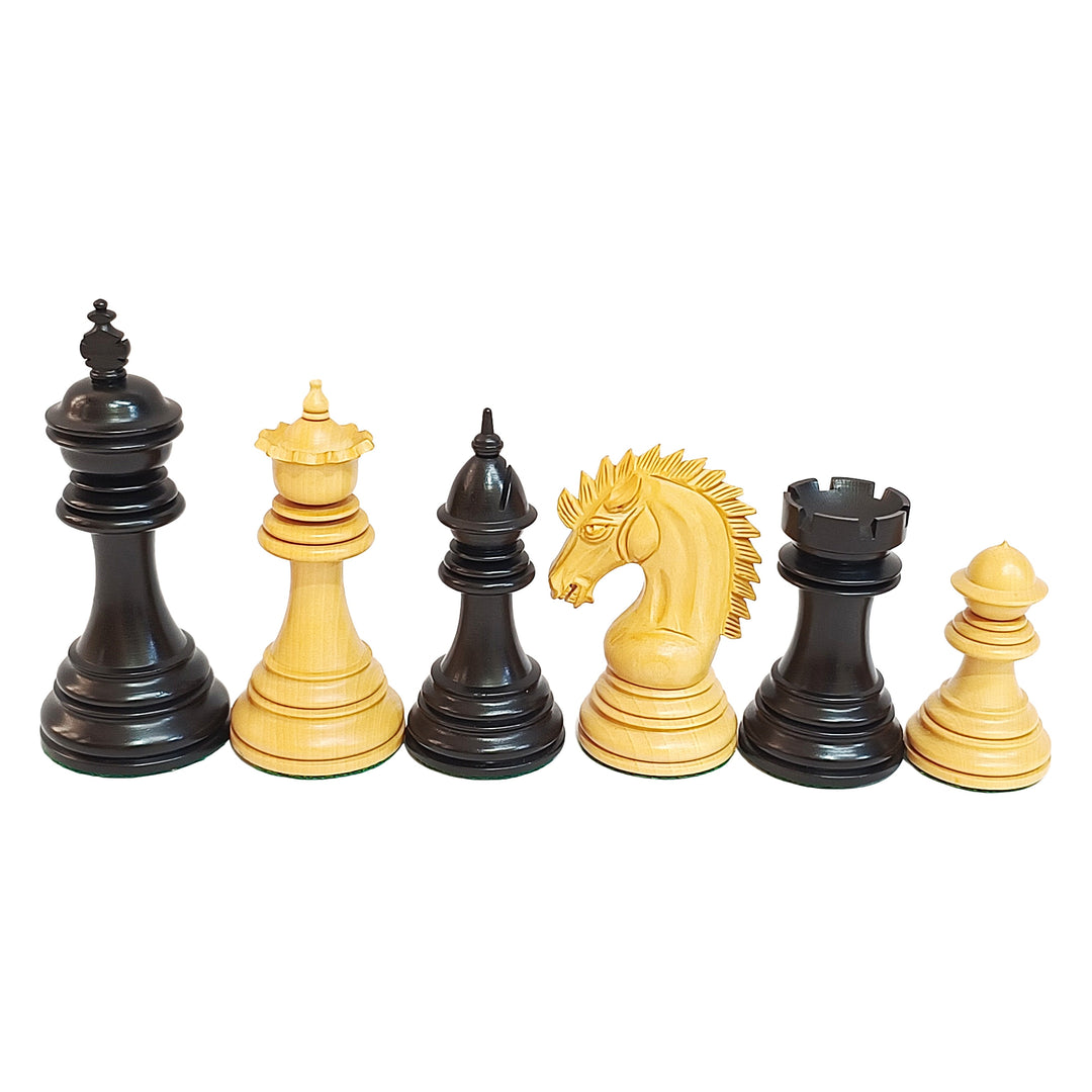 Luxury Staunton Chess Pieces - Ebony and Boxwood
