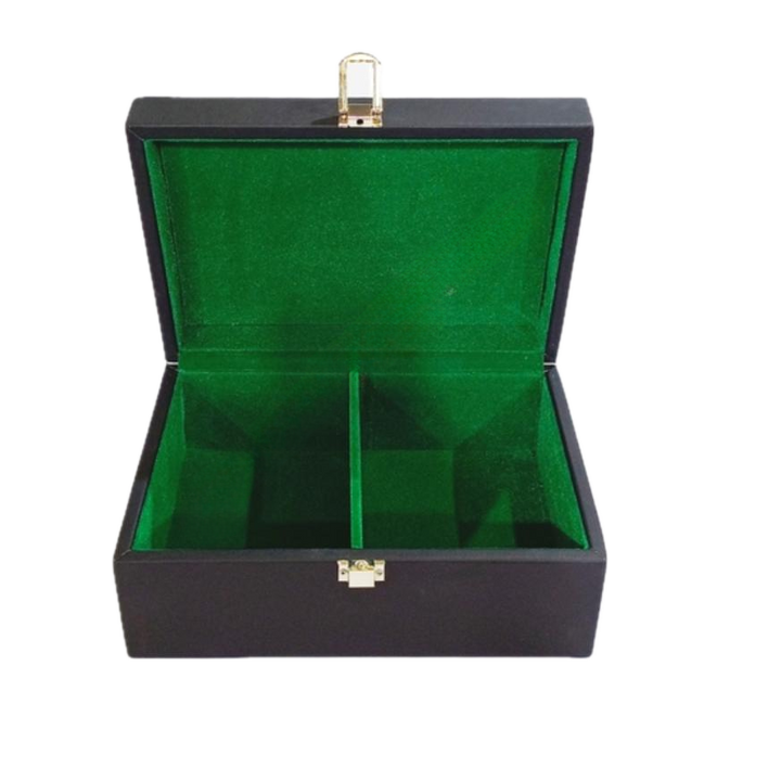 Leatherette Chess Box - Single lock with partition