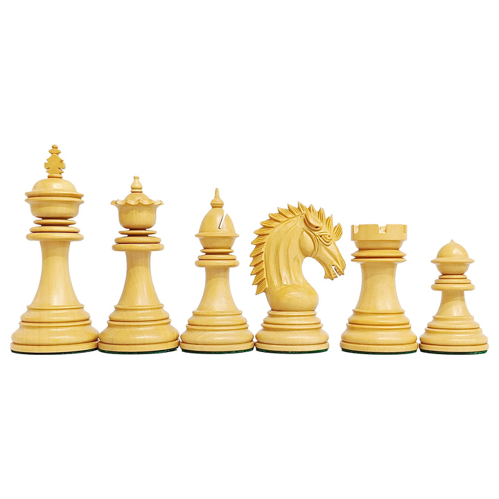 Luxury Staunton Chess Pieces - Ebony and Boxwood
