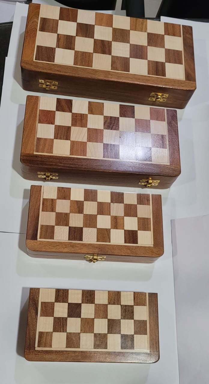 Wooden Magnetic Chess Set