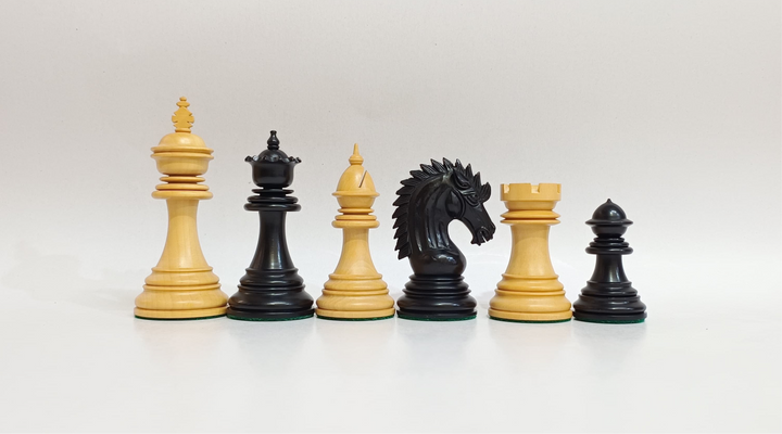 Luxury Staunton Chess Pieces - Ebony and Boxwood