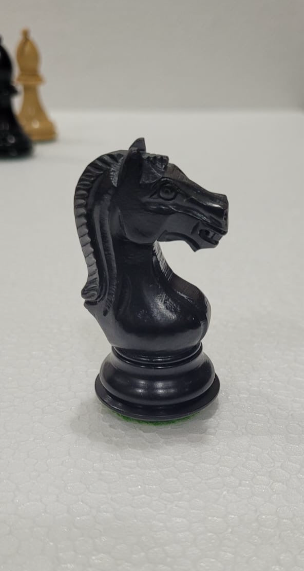 Limited Edition Anjan and Ebony Royal Chessmen Luxury Professional Chess Set