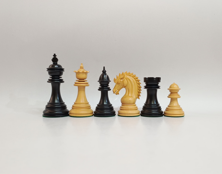 Luxury Staunton Chess Pieces - Ebony and Boxwood