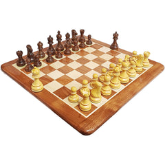 3.4” Taj Mahal Staunton Chess Set - Acacia & Boxwood My Chess Sets