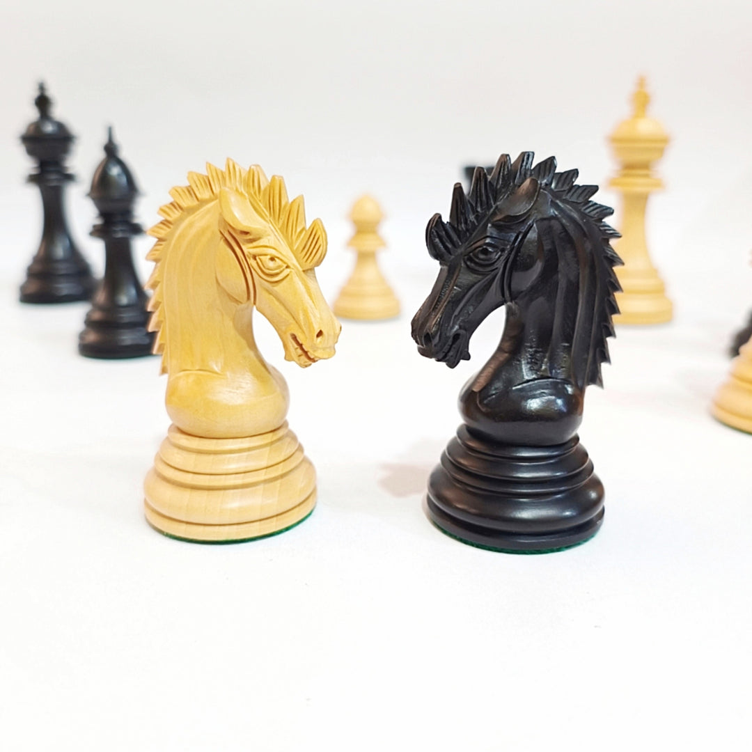 Luxury Staunton Chess Pieces - Ebony and Boxwood