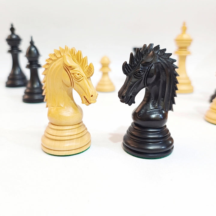 Luxury Staunton Chess Pieces - Ebony and Boxwood