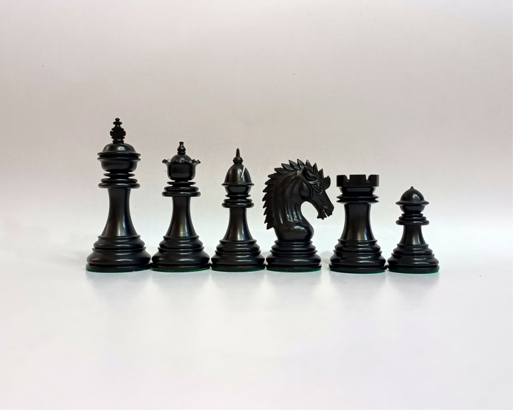 Luxury Staunton Chess Pieces - Ebony and Boxwood