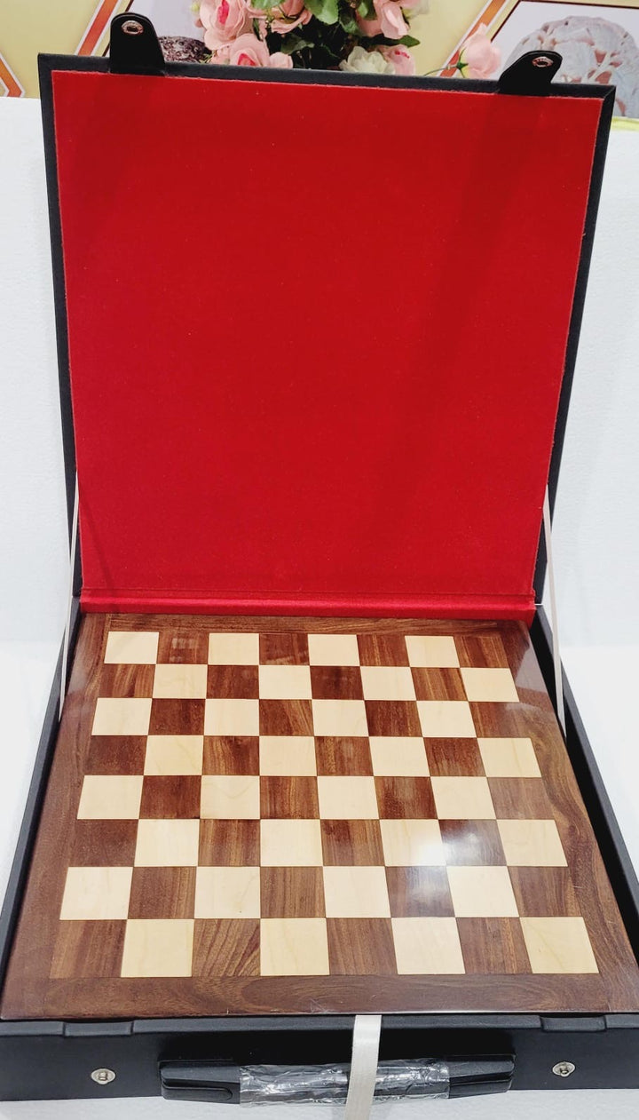 Limited Edition Anjan and Ebony Royal Chessmen Luxury Professional Chess Set