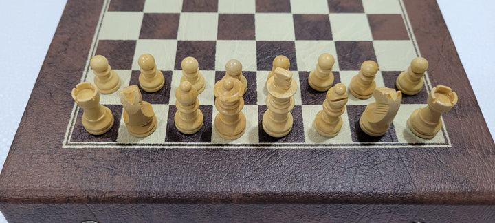 Leather Travel Chess Set