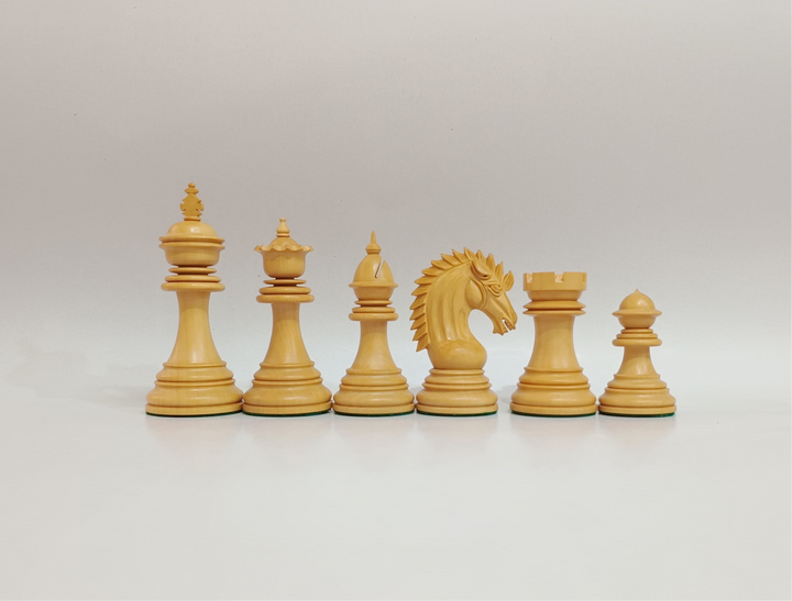 Luxury Staunton Chess Pieces - Ebony and Boxwood