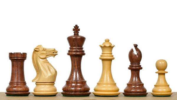 Honour of Staunton Series Weighted Chess Pieces - 4.1″ King Luxury Chess Pieces Set