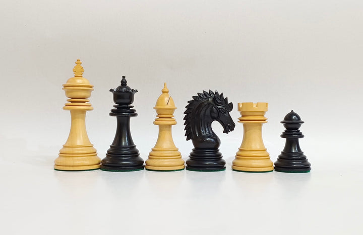 Luxury Staunton Chess Pieces - Ebony and Boxwood
