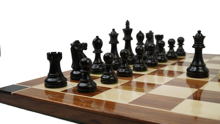 21” Professional Wooden Chess Set - Rosewood & Maplewood