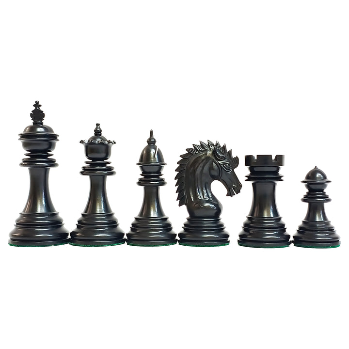 Luxury Staunton Chess Pieces - Ebony and Boxwood
