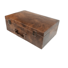 Leatherette Luxurious Chess Storage Box - Compartments Design