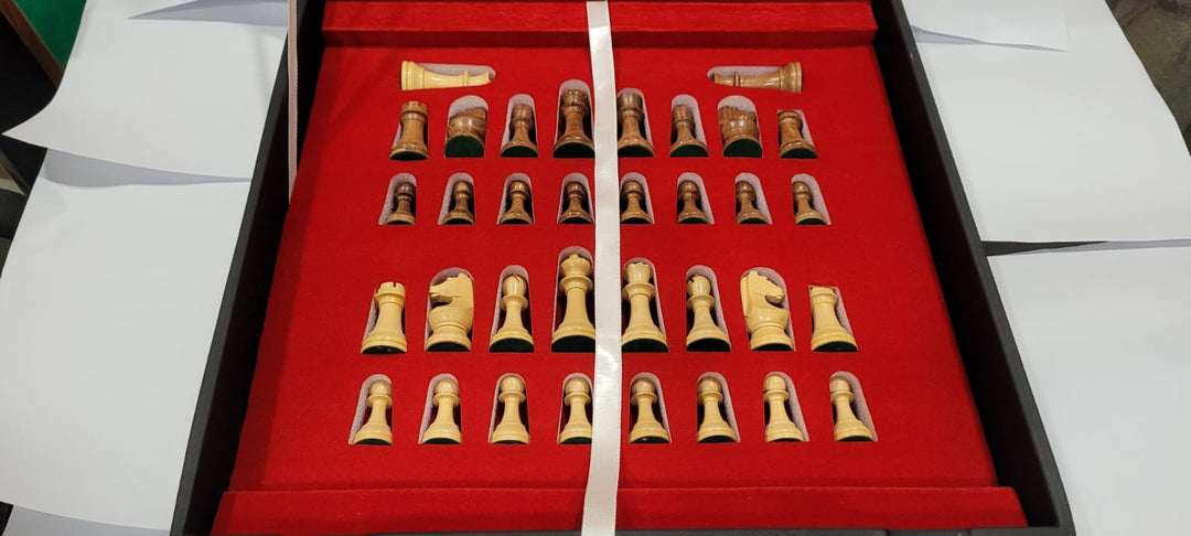 Special Edition Artist's Crafted Vintage Staunton Chess Set